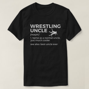 T-shirt Définition de l'oncle de lutte Meilleur oncle jama