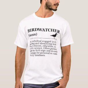 T-shirt Définition de l'ornithologue Observation Identific