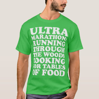 T-shirt Définition de l'ultramarathon à travers les bois