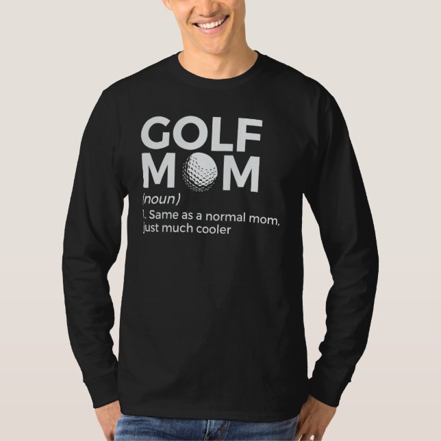 T-shirt Définition de Maman de Golf Golf (Devant)