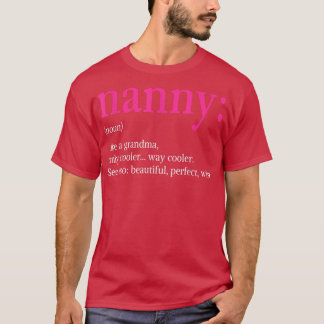T-shirt Définition De Nanny Comme Grand-Mère Normale Mais