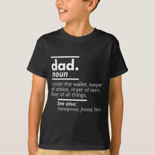 T-shirt Définition de papa