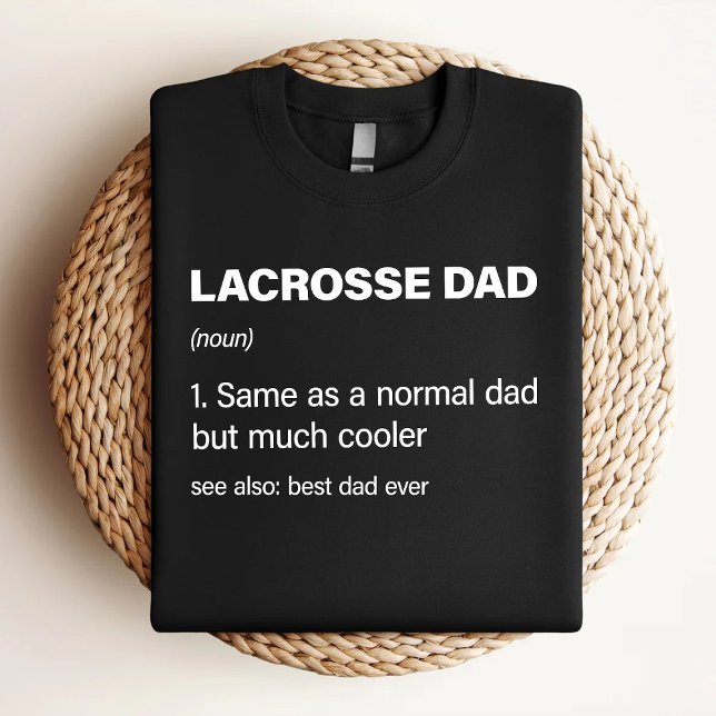 T-shirt Définition de papa de lacrosse drôle (Créateur téléchargé)