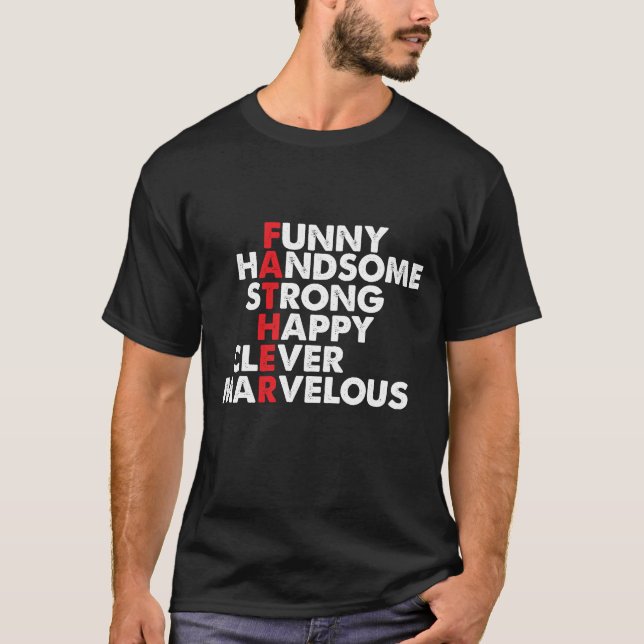 T-shirt Définition de père (Devant)