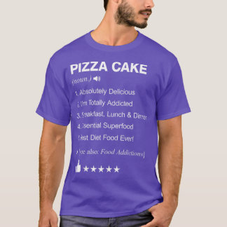 T-shirt Définition De Pizza Cake Signifiant Drôle
