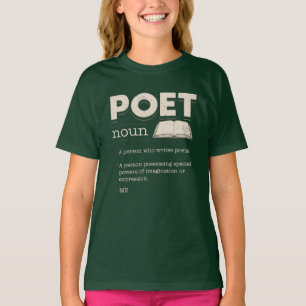 T-shirt Définition de poète drôle lauréat nouveauté