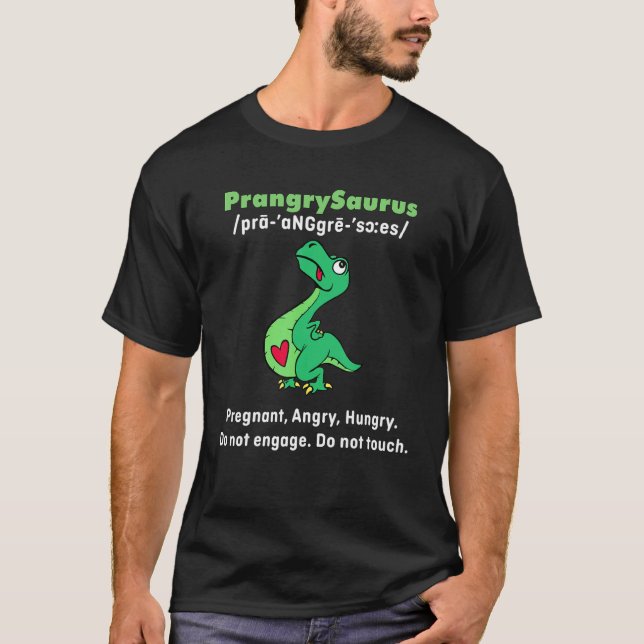 T-shirt Définition de Prangrysaurus Dinosaur drôle T Rex M (Devant)