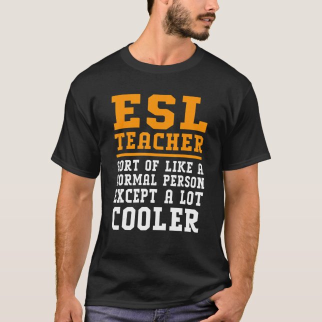 T-shirt Définition de professeur d'anglais langue seconde  (Devant)
