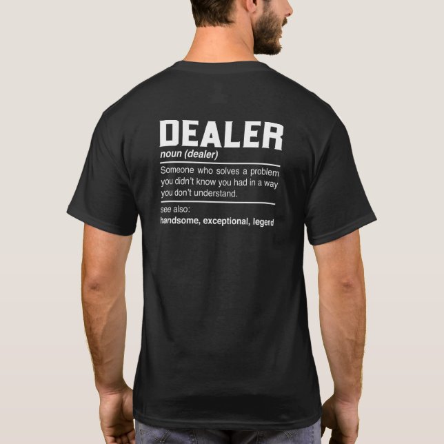 T-shirt Définition de revendeur Merchandiser distributeur  (Dos)
