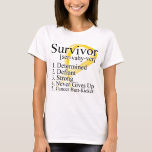 T-shirt Définition de survivant - Cancer de neuroblastome