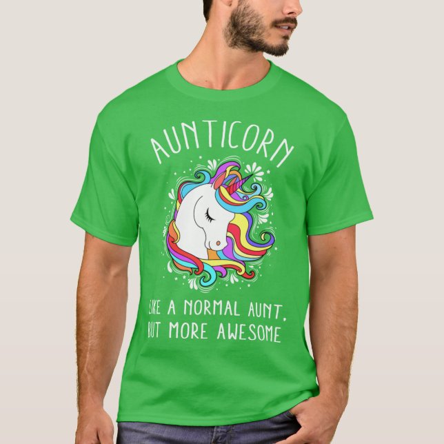 T-SHIRT DÉFINITION DE TANTE LICORNE SIGNIFICATION COMME UN (Devant)