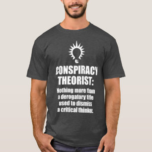 T-shirt Définition de théoricien de conspiration