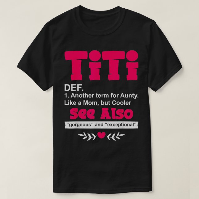 T-shirt Définition de titi (Design devant)
