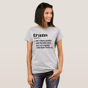 T-shirt Définition de transport - termes définis de LGBTQ