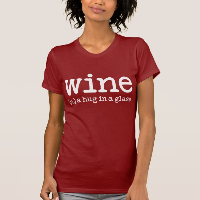 T-shirt Définition de vin (Devant)