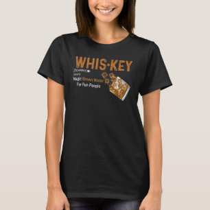 T-shirt Définition de Whiskey Eau Brune Magique Pour Perso