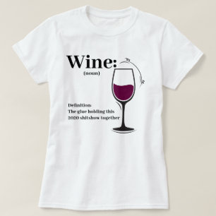 T-shirt Définition de Wine drôle 2020