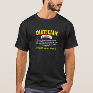 T-shirt Définition diététicienne Nutritionniste Humour Nut