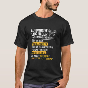 T-shirt Définition d'ingénieur automobile Drôle