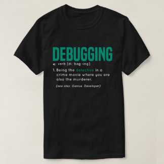 T-shirt Définition drôle de correction avec la couleur