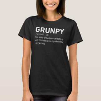 T-shirt Définition drôle de Grunpy en cours de gag maratho