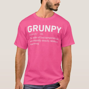 T-shirt Définition drôle de Grunpy Running Runner Gag Mara