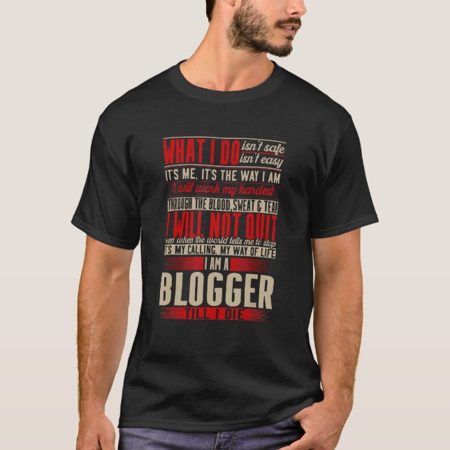 T-shirt Définition du blogueur (Devant)