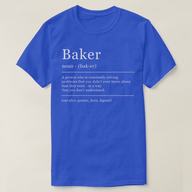 T-shirt Définition du boulon du dictionnaire (Design devant)
