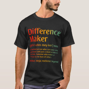 T-shirt Définition du facteur de différence Enseignants Vi
