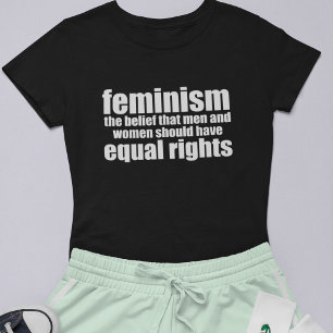 T-shirt Définition du féminisme Droits égaux pour les femm