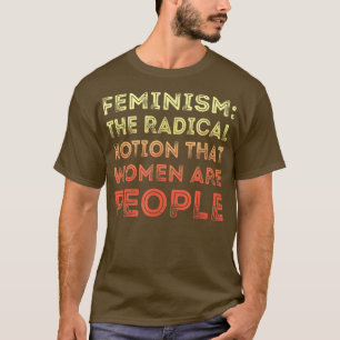 T-shirt Définition du féminisme vintage T 6105