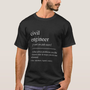 T-shirt Définition du génie civil S