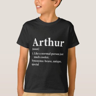 T-shirt Définition du nom Arthur Drôle D