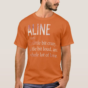 T-shirt Définition du nom de la fille Aline