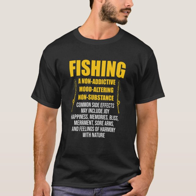 T-shirt Définition du pêcheur de pêche (Devant)