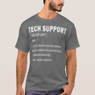 T-shirt Définition du support technique Funny Met Geek Ord