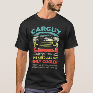 T-shirt Définition du type de voiture mécanicien