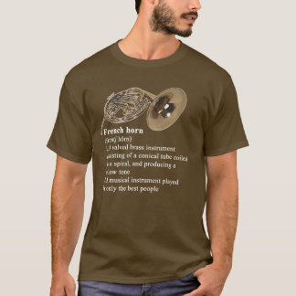T-shirt Définition d'un cor de harmonie