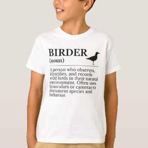 T-shirt Définition d'un ornithologue amateur - observateur