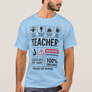 T-shirt Définition d'un professeur drôle — Multi-tâches