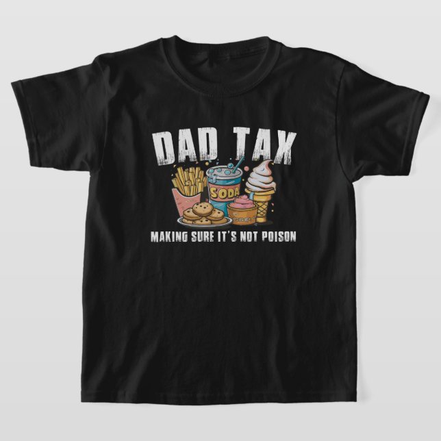 T-shirt Définition fiscale Papa Impôt S'assurer que ce n'e (Poser)