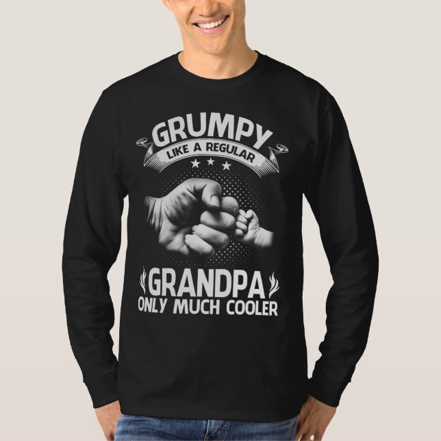 T-shirt Définition Grumeuse Comme Grand-Père Ordinaire Seu (Devant)
