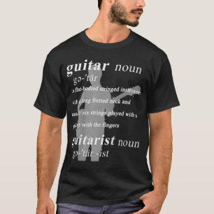 T-shirt Définition guitariste