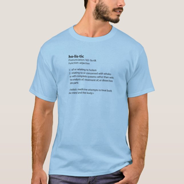 T-shirt Définition holistique (Devant)