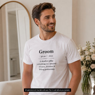 T-Shirt Définition Marié   Cadeau Marié