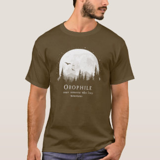 T-shirt Définition Orophile Odeur de montagne externe