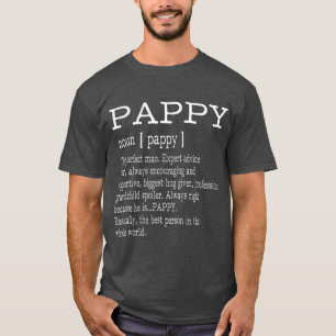 T-shirt Définition Pappy Grandpa Fête des pères Cadeaux