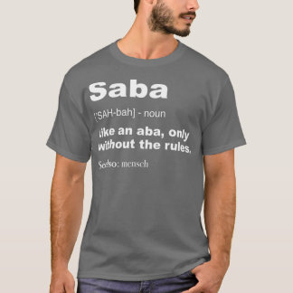T-shirt Définition Saba Funny Cadeaux Hébreux Grand-Père H