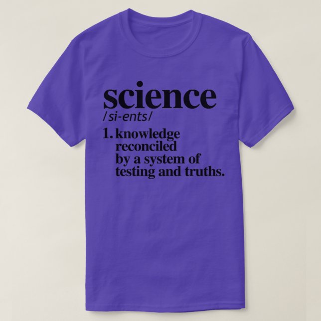 T-shirt Définition scientifique  (Design devant)