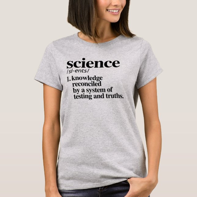 T-SHIRT DÉFINITION SCIENTIFIQUE (Devant)